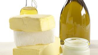 The ideal melting curve of fats and oils.